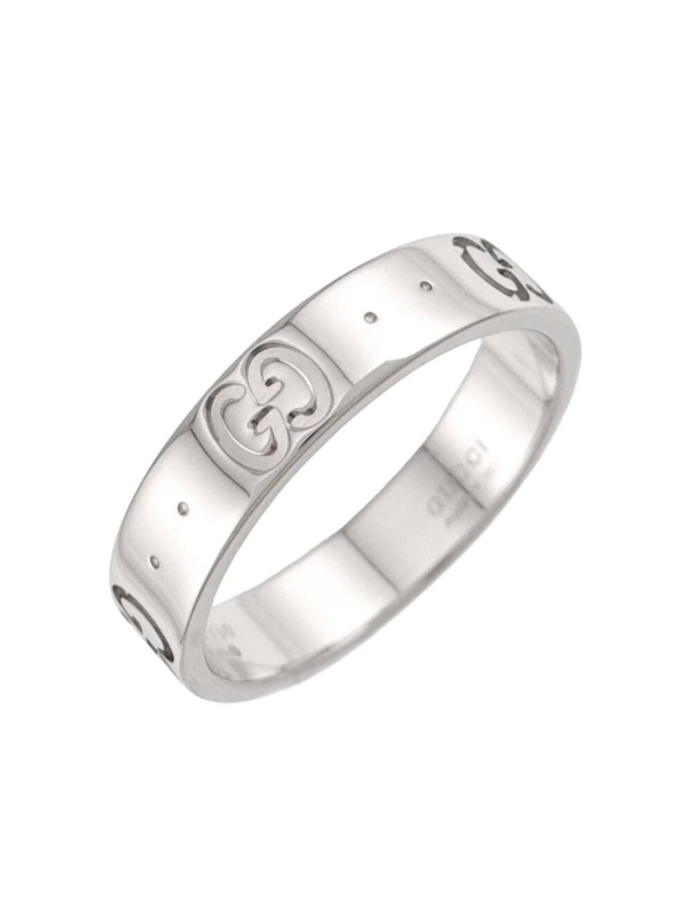 Gucci Icon Ring 18k White Gold 750